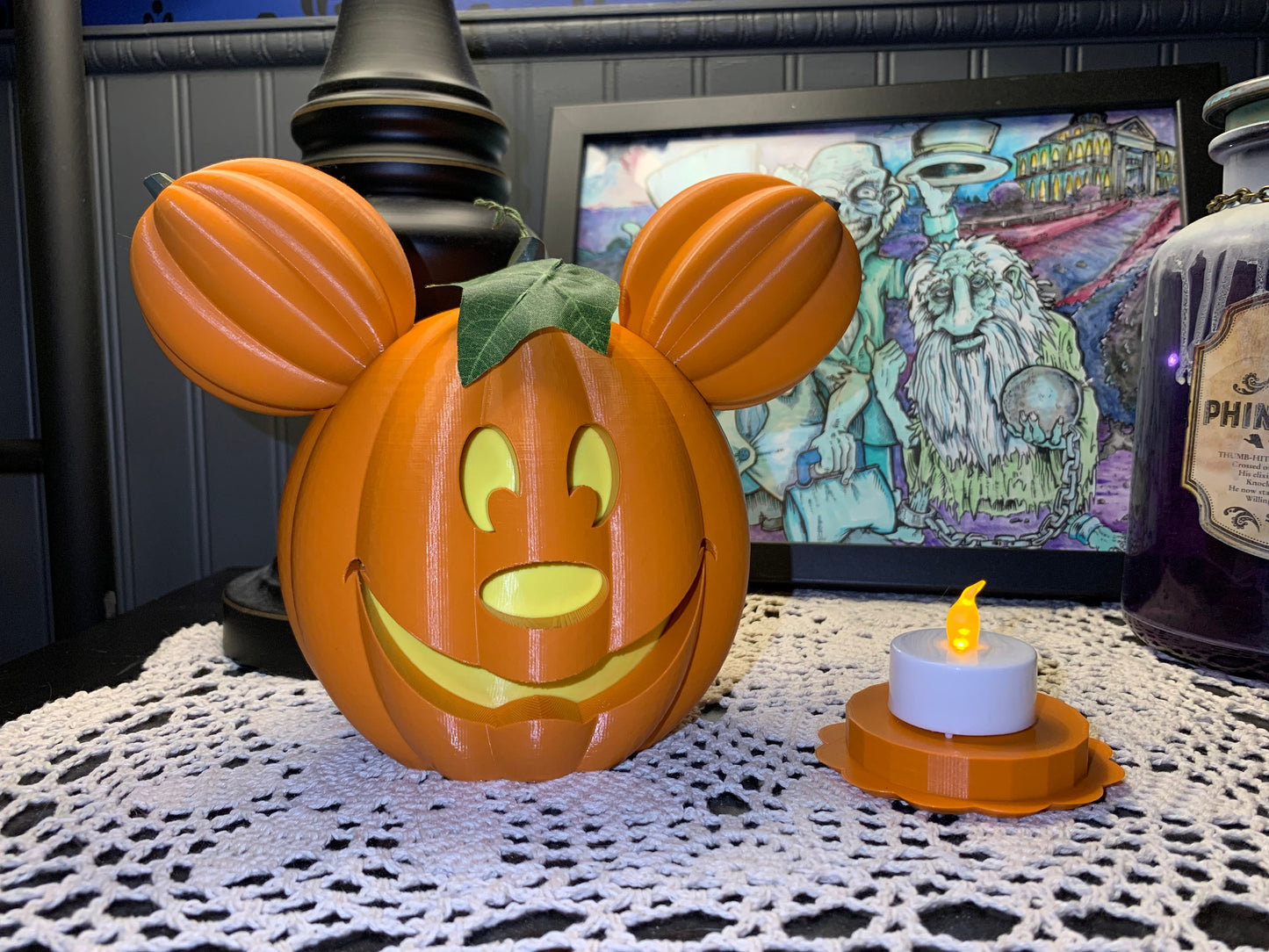 Light Up Main Street Disneyland Mickey Pumpkin