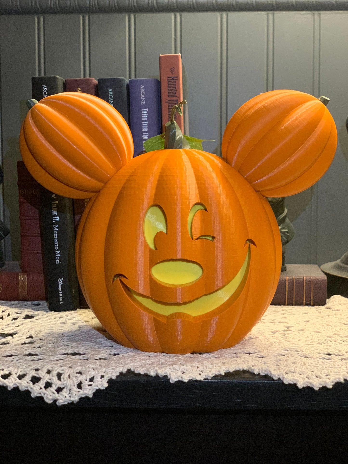 Light Up Main Street Disneyland Mickey Pumpkin