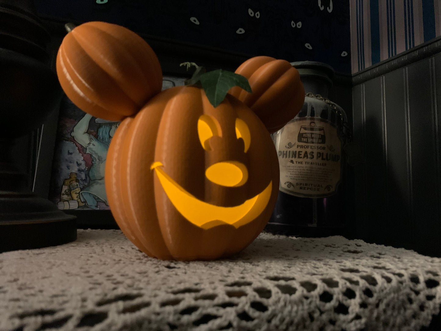 Light Up Main Street Disneyland Mickey Pumpkin