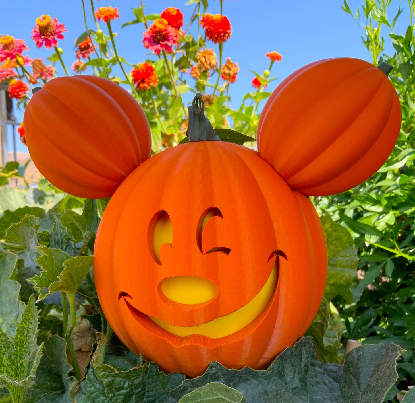 Light Up Main Street Disneyland Mickey Pumpkin