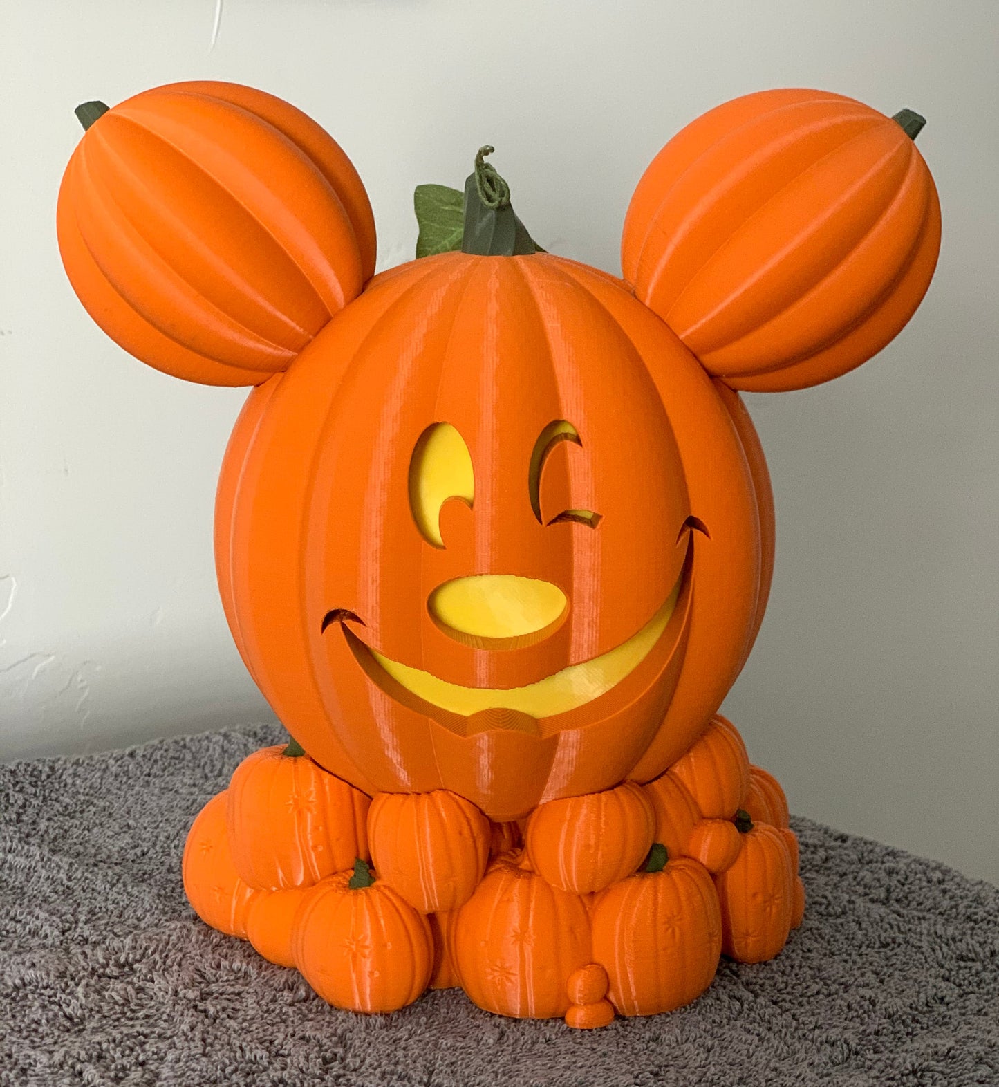 Light Up Main Street Disneyland Mickey Pumpkin Display Base (Base Only)