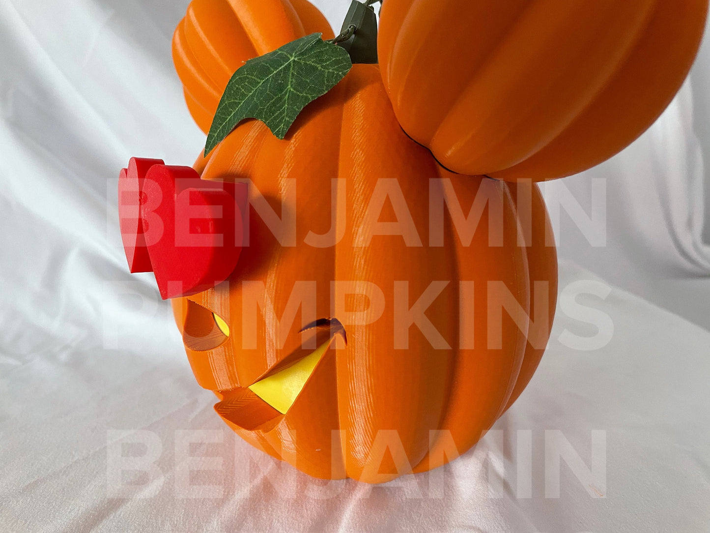 Heart Eyes Accessory For Light Up Main Street Disneyland Mickey Pumpkin (Eyes Only)