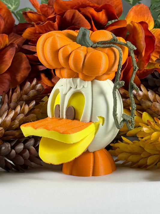 Fab 5 Disneyland Entrance Gate Donald Pumpkin Halloween Decoration