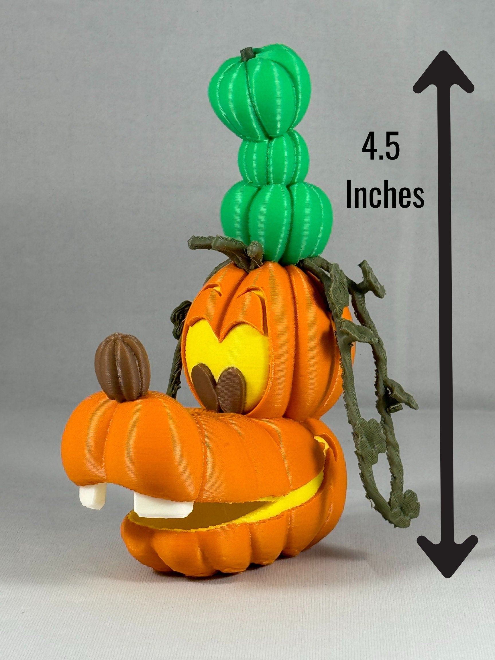 Fab 5 Disneyland Entrance Gate Goofy Pumpkin Halloween Decoration